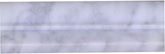 Carrara White Honed Marble Chair Rail Molding 2x12 Wall Tile